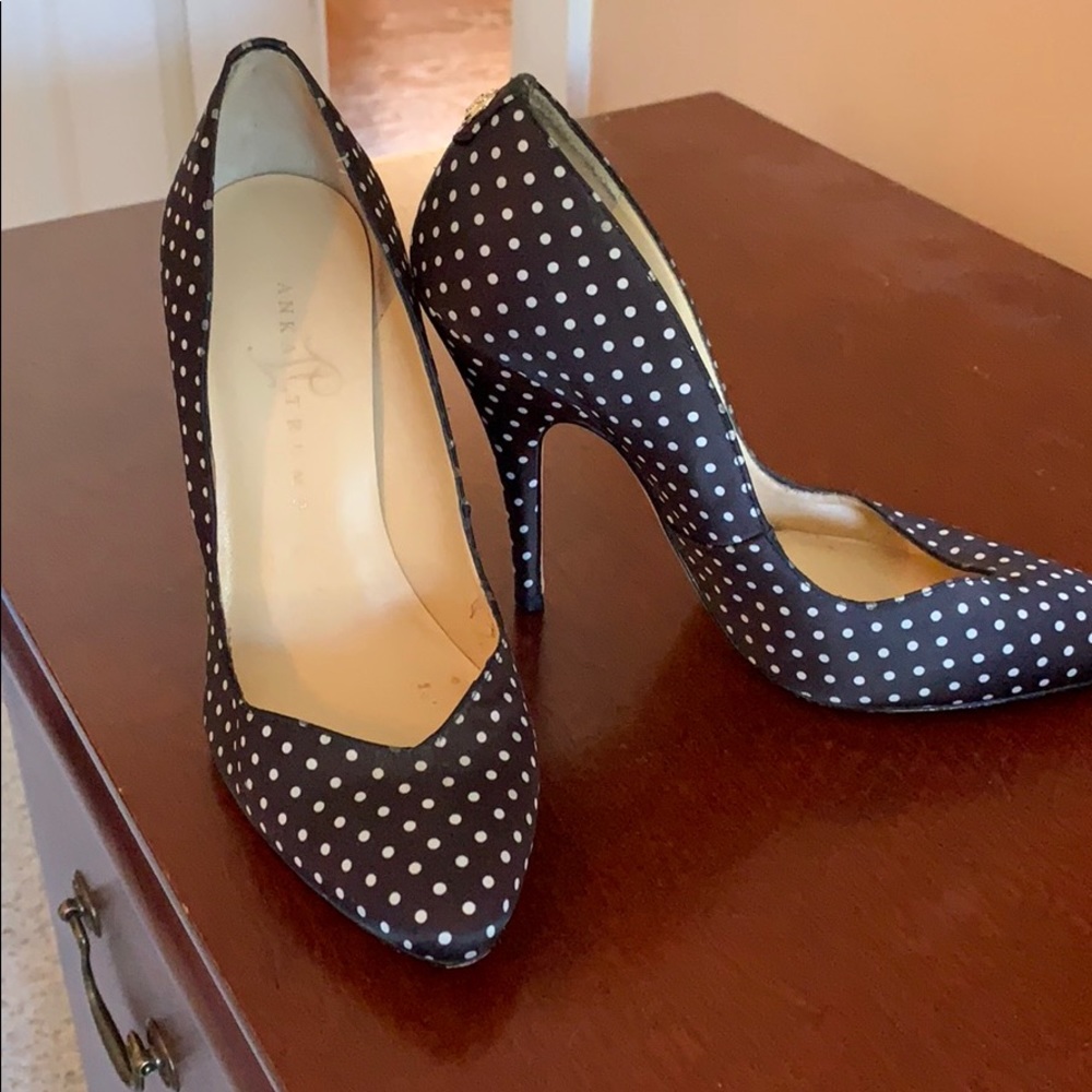 Polka dot heels